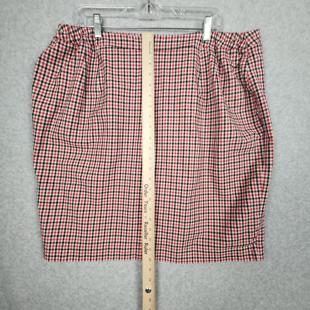 Talbots Skirt Womens 18WP Plus Petite‎ Plaid Stretch Career Classic Work Wear - Picture 10 of 12